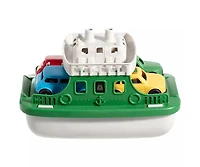 Sperric Toddler Boat Bath Toy Set for Toddlers, Carry Ship & 4 Mini Cars