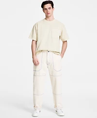 Hugo by Boss Men's Naimos Relaxed Fit Short Sleeve Pocket T-Shirt