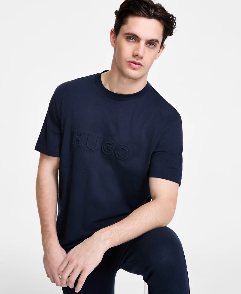 Hugo by Hugo Boss Men's Relaxed-Fit Detori Logo T-Shirt