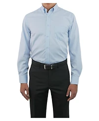 Eagle Men's Iron Free Stretch Neck Pinpoint Oxford Shirt