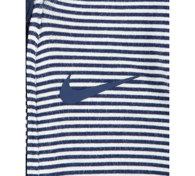 Nike Baby Boy or Girl Viscose Striped Footed Coverall