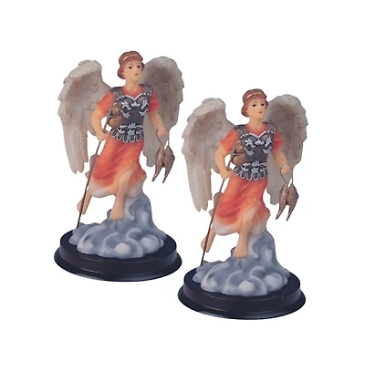 Fc Design "2-pc Set" 6"H Archangel Raphael Statue Angel of Healing Holy Figurine Statue Ornament Home Room Office Decor and Perfect Ideas for Housewar