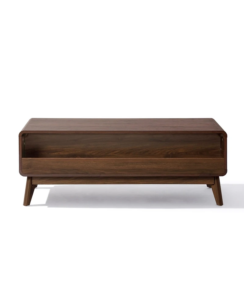 LuxenHome Columbia Engineered Wood Coffee Table with Storage