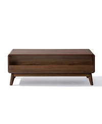 LuxenHome Columbia Engineered Wood Coffee Table with Storage