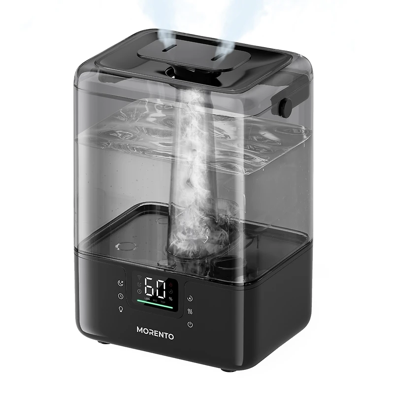 Morento Smart Humidifier with App & Voice Control, 6L Cool Mist Humidifiers with Essential Oil Diffuser