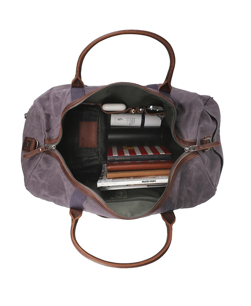 Tsd Brand Hillside Bee-Wax Canvas Duffel Bag