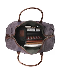 Tsd Brand Hillside Bee-Wax Canvas Duffel Bag