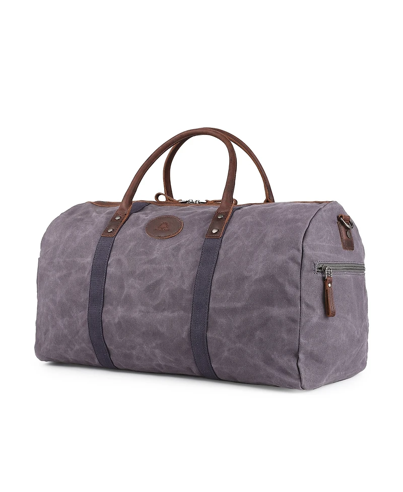 Tsd Brand Hillside Bee-Wax Canvas Duffel Bag