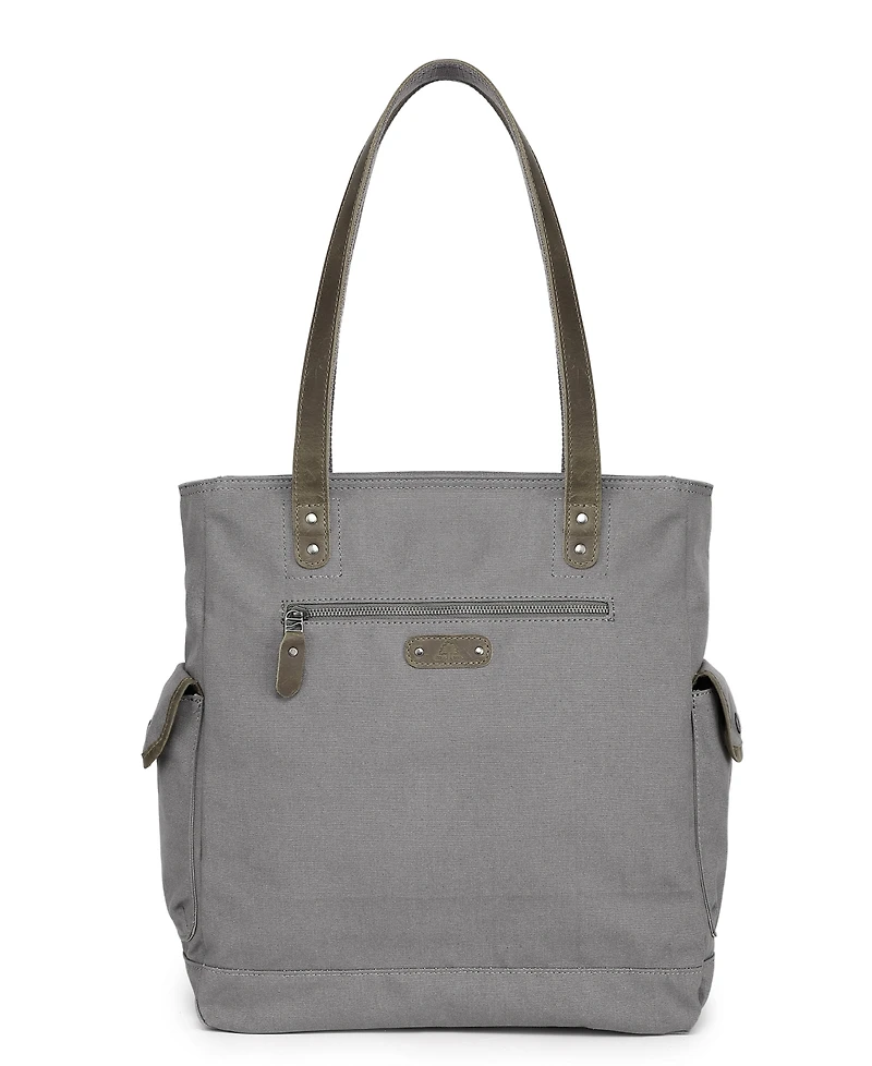 Tsd Brand Valley and Sky Canvas Tote Bag