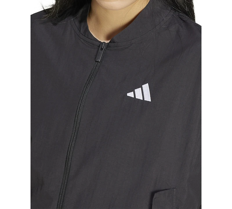 adidas Women's Essentials 3-Stripes Lifestyle Bomber Jacket