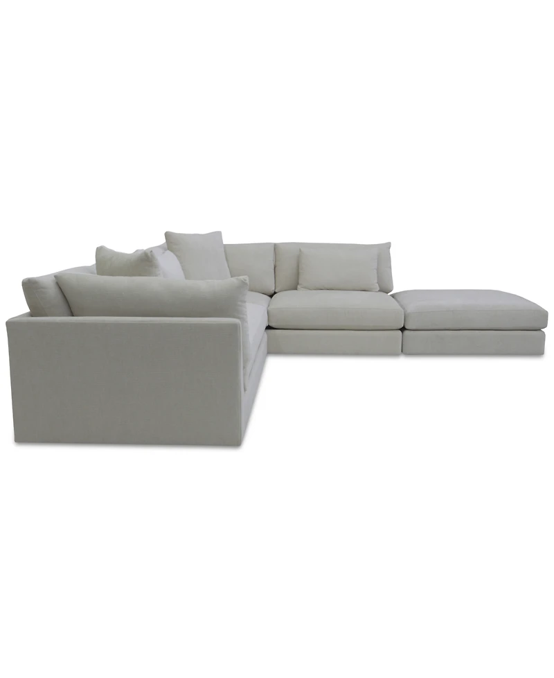 Merten 3-Pc. Fabric Sectional Sofa, Exclusively at Macys