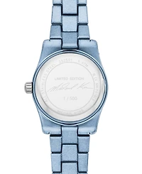 Michael Kors Women's Limited-Edition Lexington Three-Hand Chambray Blue Stainless Steel Watch, 26mm