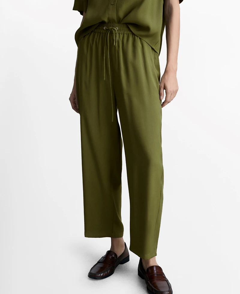 Mango Women's Straight Suit Pants