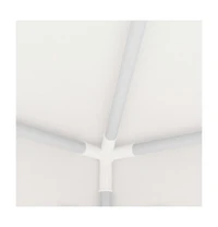 Party Tent with 4 Mesh Sidewalls 13.1'x29.5' White