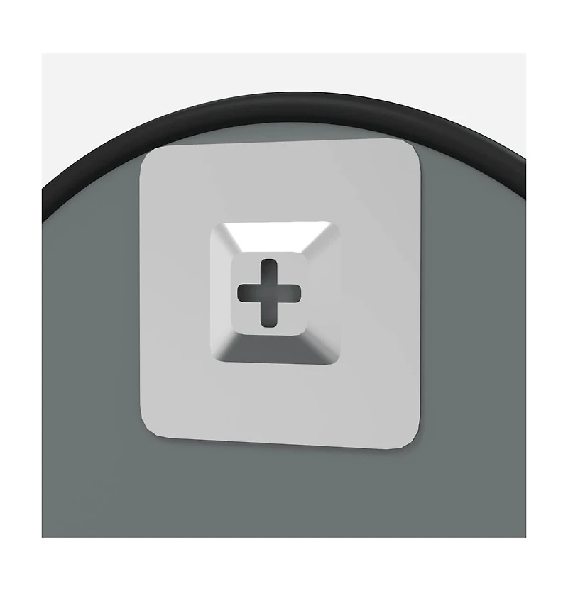 vidaXL Wall Mirror Black 23.6" Round