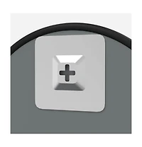 vidaXL Wall Mirror Black 23.6" Round