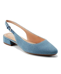 Easy Spirit Women's Cassius eFlex Low Block Heel Slingback Pumps