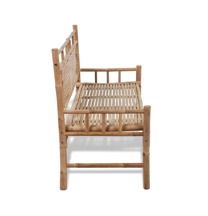 vidaXL Patio Bench 47.2" Bamboo