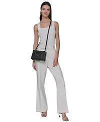 Karl Lagerfeld Paris Savoie Small Leather Crossbody