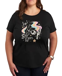 Hybrid Apparel Plus Trendy Star Wars Classics Graphic Crewneck T-Shirt