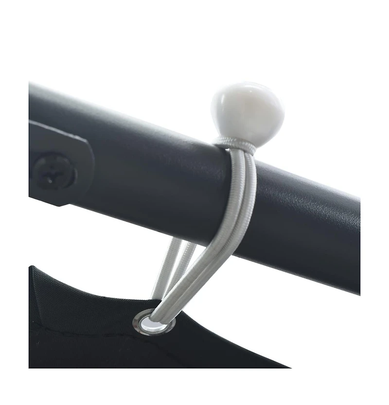 Gazebo Pavilion Tent Canopy 9.8ft x9.8ft Steel Anthracite