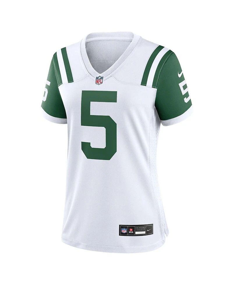 Nike Women's Garrett Wilson White New York Jets Classic Alternate Game Jersey