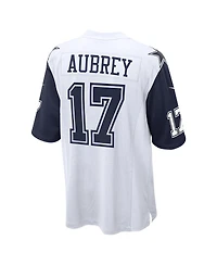 Nike Men's Brandon Aubrey White Dallas Cowboys Game Jersey