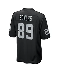 Nike Men's Brock Bowers Black Las Vegas Raiders Player Game Jersey