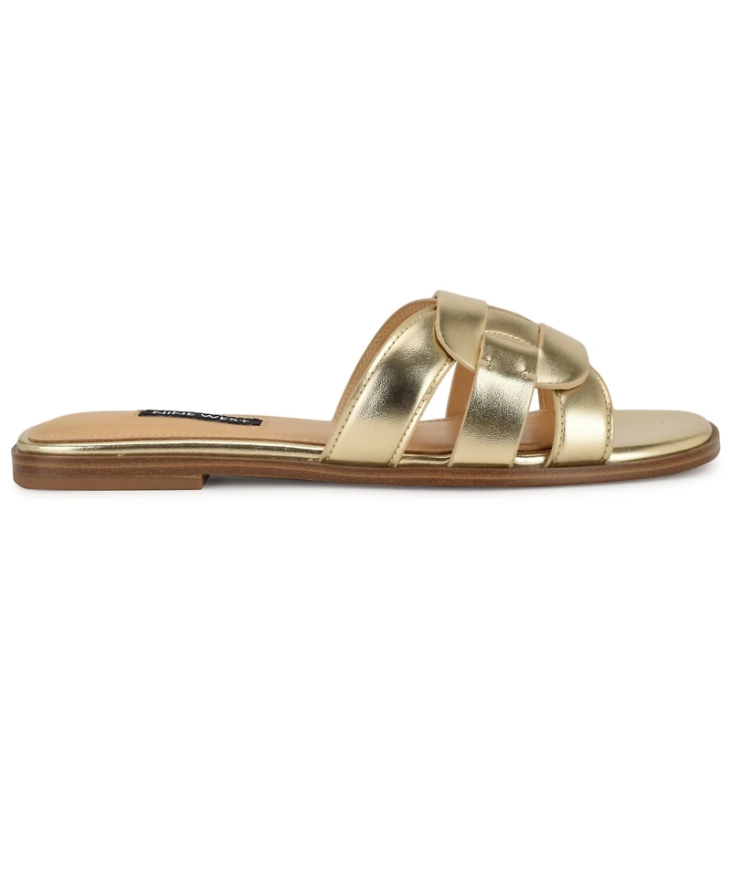 Nine West Women's Glorie Casual Flat Sandals