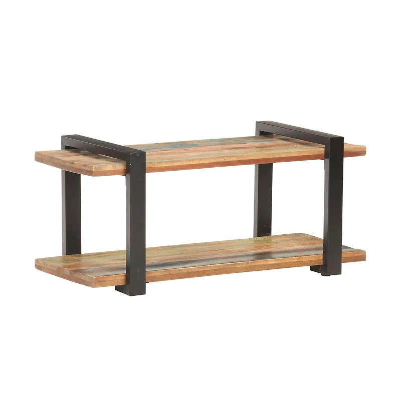 vidaXL Tv Stand 35.4"x15.7"x15.7" Solid Wood Reclaimed