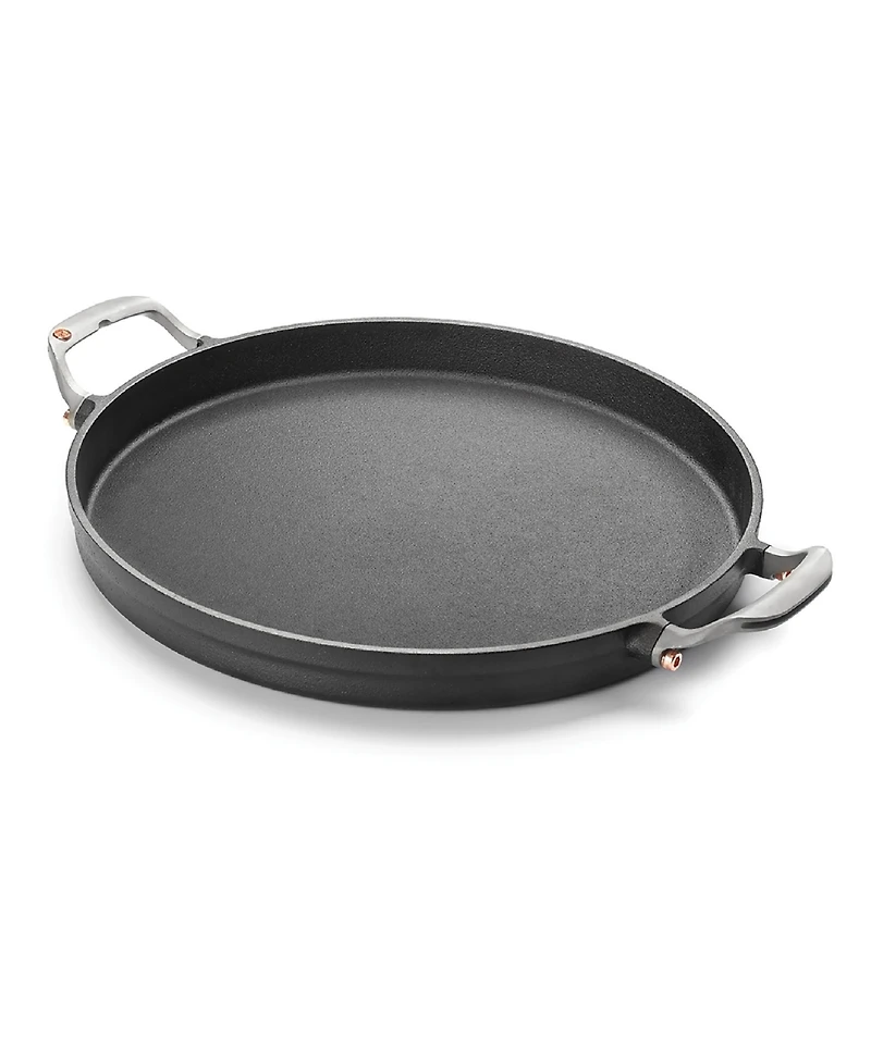 Outset Cast Iron 14" Grill Paella and Deep Dish Pizza Pan