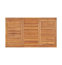 vidaXL Patio Dining Table 55.1"x31.5"x30.3" Solid Teak Wood