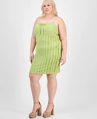 Madden Girl Trendy Plus Size Mini Dress