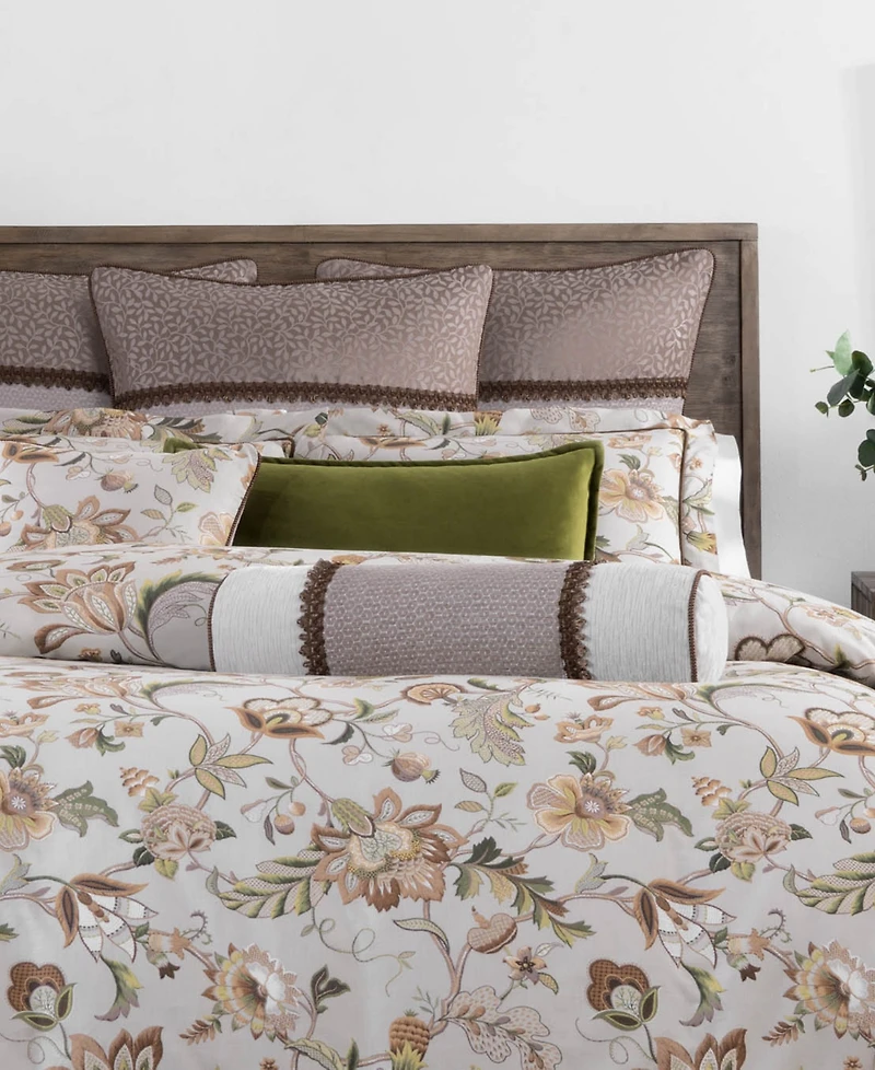 Rose Tree Esmeralda Woven Neckroll Pillow, 24" x 6.5"