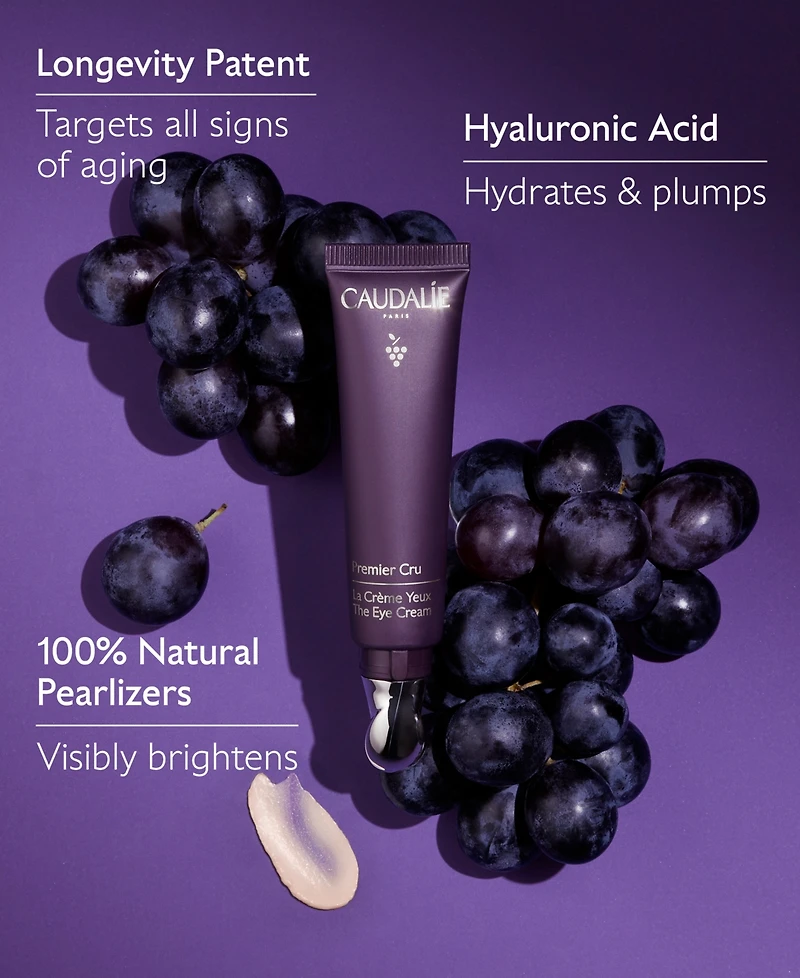 Caudalie Premier Cru The Eye Cream For Fine Lines & Wrinkles, 0.5 oz.