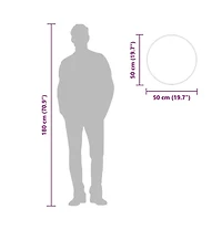 vidaXL Wall Mirror Gold 19.7" Round