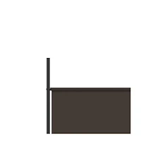 vidaXL 5-Panel Room Divider Brown 98.4"x78.7" Fabric