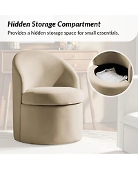 Hulala Home Arlene Modern Dining Chair with Storage Space