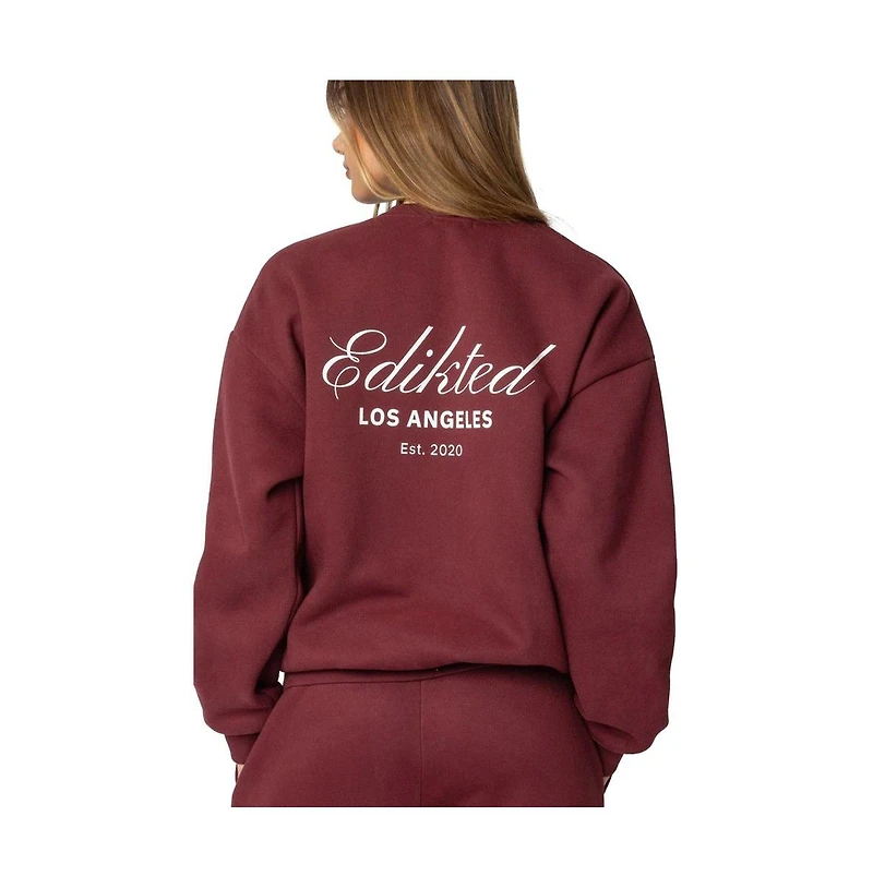 Edikted Womens Get Sweatshirt