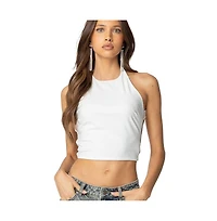 Edikted Womens Caity Backless High Neck Top