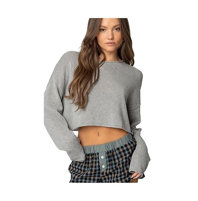 Edikted Womens Shyrah Oversized Knit Top