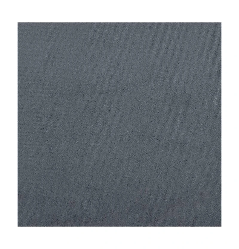 Slipper Chair Dark Gray Velvet