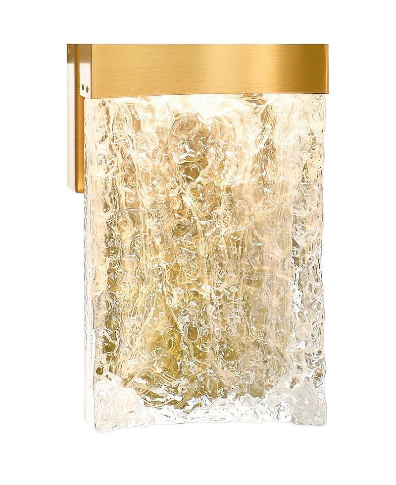 Cwi Lighting 20" Metal Lava Integrated Led Wall Light