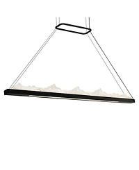 Cwi Lighting 19" Metal Himalayas Integrated Led Island Pool Table Light
