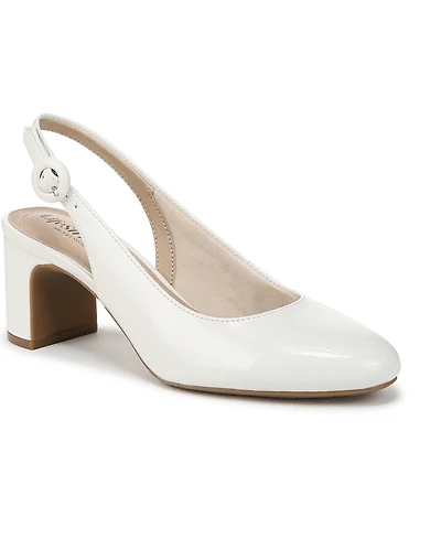 LifeStride Women's Tia Block Heel Slingback Pumps