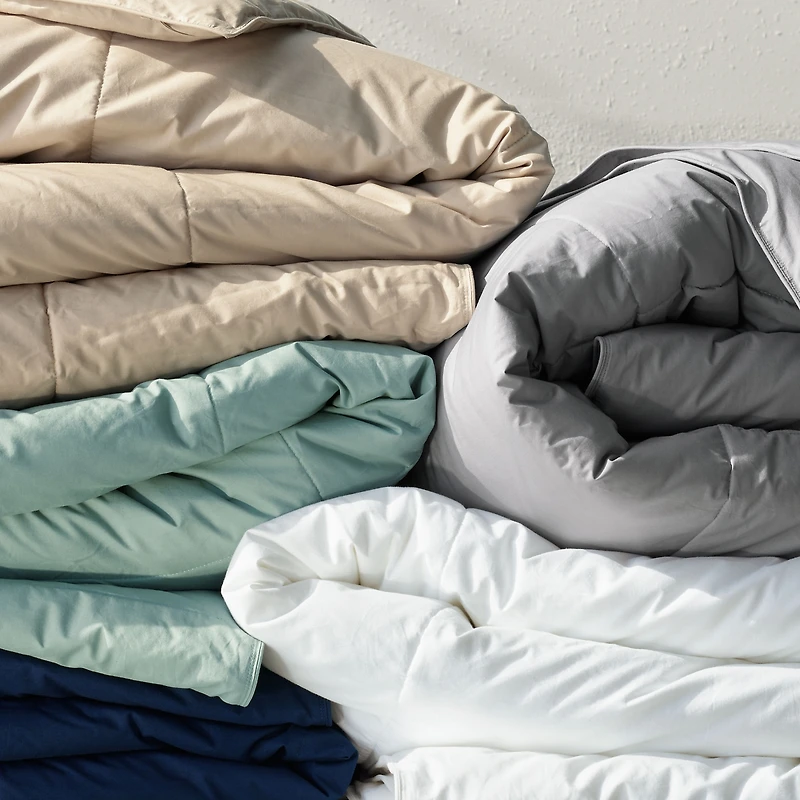 Lands' End Essential Pureloft Box Comforter