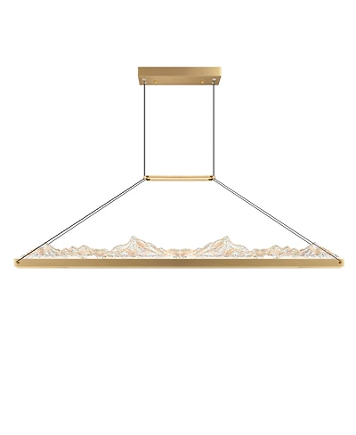 Cwi Lighting 19" Metal Himalayas Integrated Led Island Pool Table Light