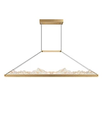 Cwi Lighting 19" Metal Himalayas Integrated Led Island Pool Table Light