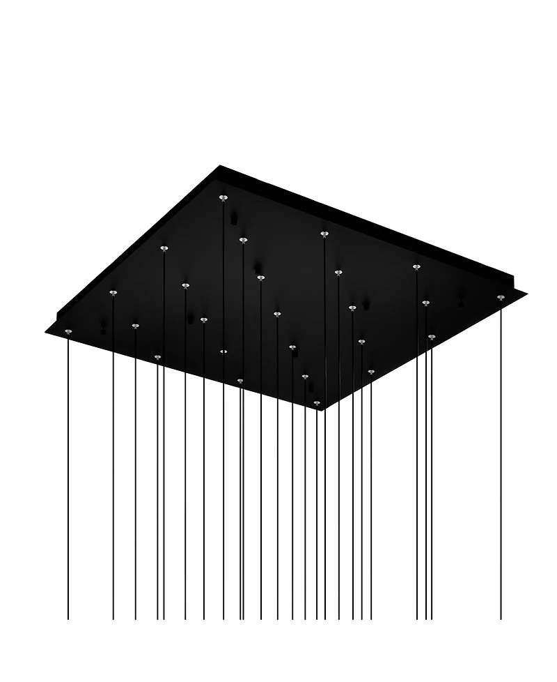 Cwi Lighting 16" Metal Greta Integrated Led Chandelier