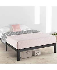Heavy-Duty Metal Platform Bed Frame – Steel Slats for Durable, Noiseless Mattress Support